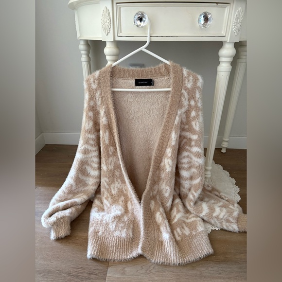 MINKPINK Sweaters - 🌺 MINK PINK animal print Cardigan ~ size small